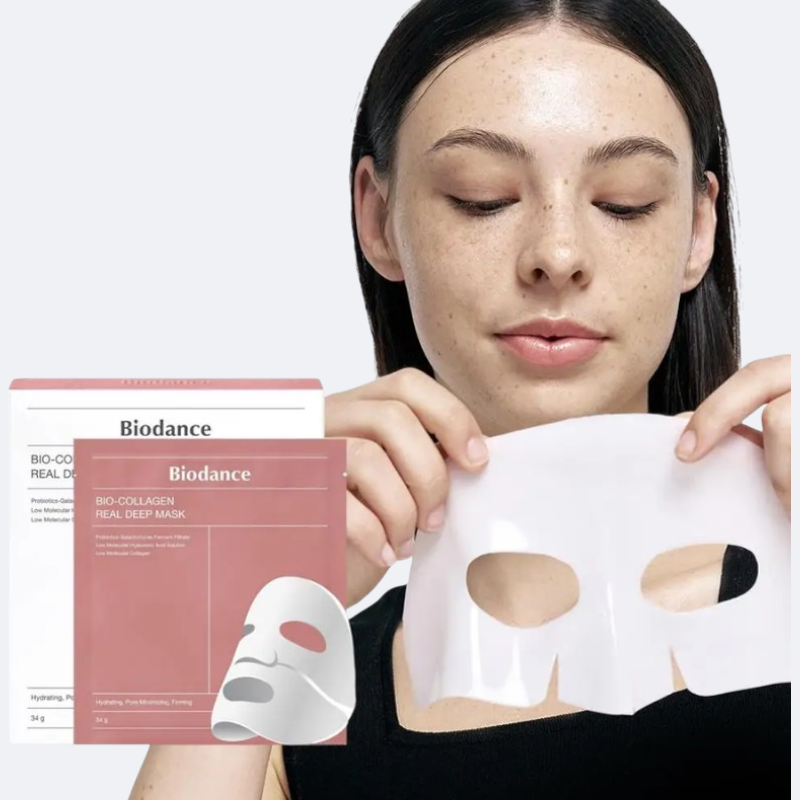 Masque Visage au Collagène Régénérant – Hydratation Intense & Éclat en 15 min